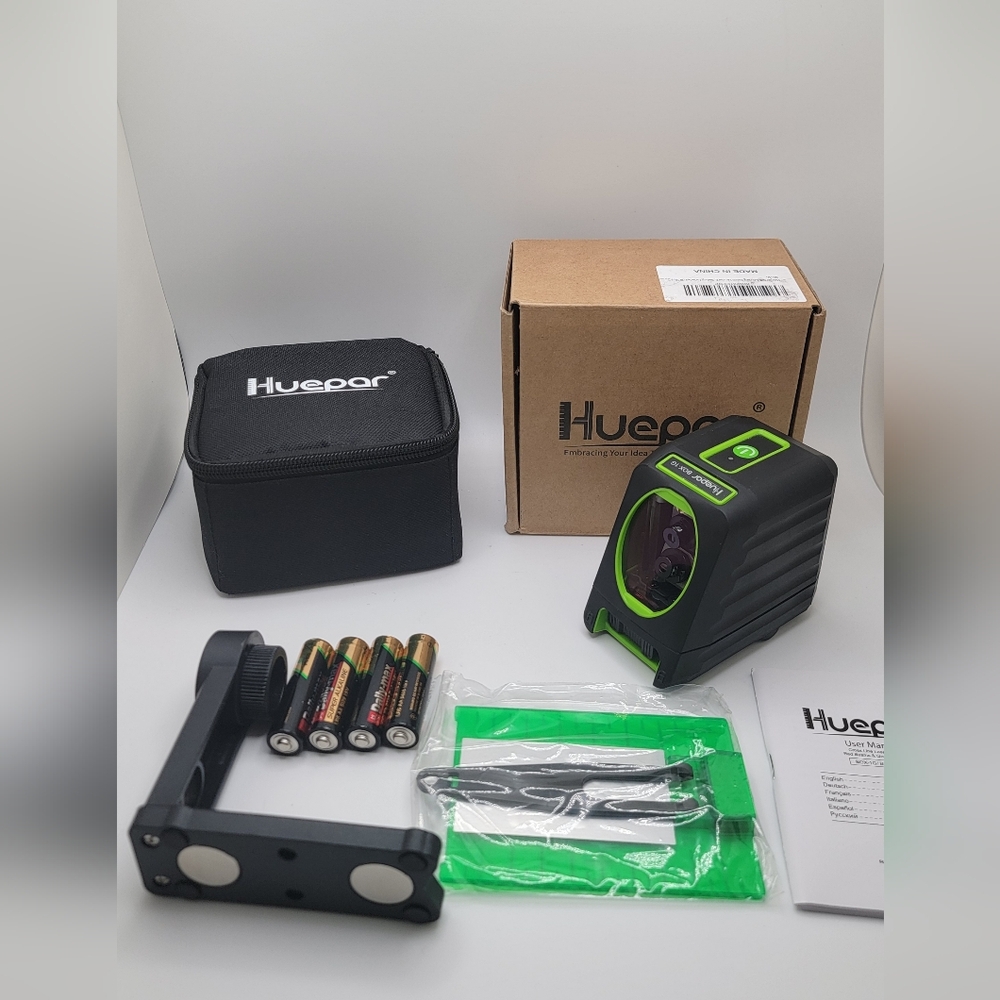 Green Laser Level Self Leveling Cross Line 150ft Magnetic Base